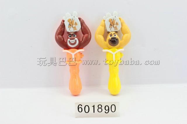 Xiong Daxiong two flashlight (bears)) / 2 color orange