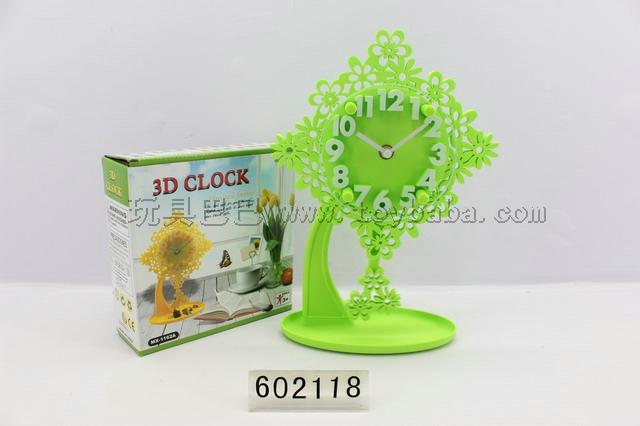 Receive torx three-dimensional digital swing clock