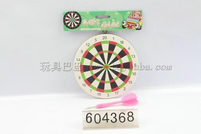 Small white dart board