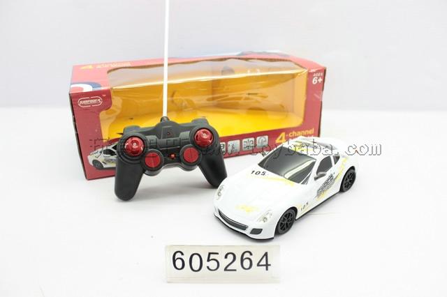 1:18 four-way remote ferrari strip light/pad printing car without package/red and white