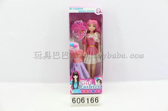 11.5 -inch empty handed barbie/clothes color orange