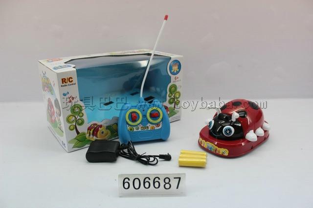 Four-way remote control insects with light music / 2 color/package