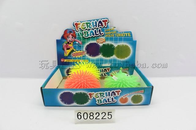 12pcs 6 inch flashing puffer ball