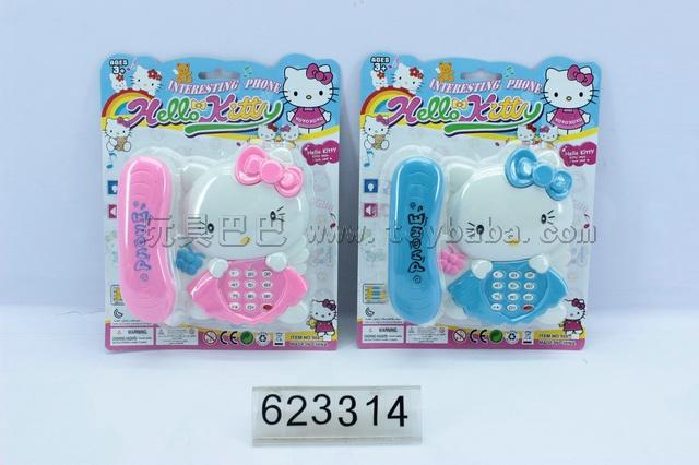 Telephone with light and music [ Hello Kitty ] / 2 color