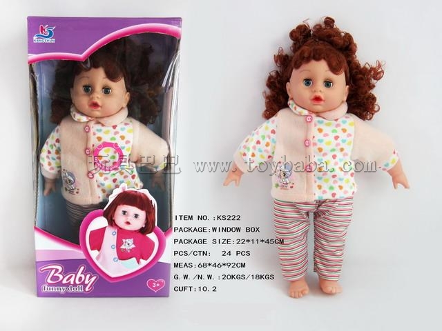 16 inch cotton body girl (2 mixed) 12 sound IC
