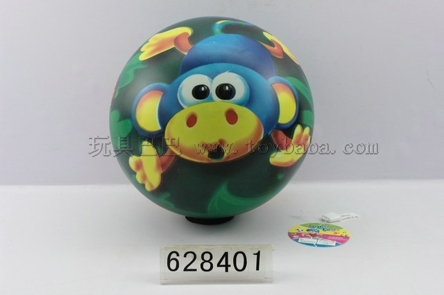 Inflatable animals 9 inches B color printing ball