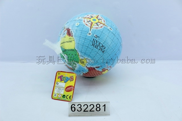 9 inch globe color printing ball
