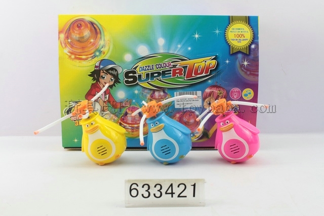 12 PCS electric flash gyro with music