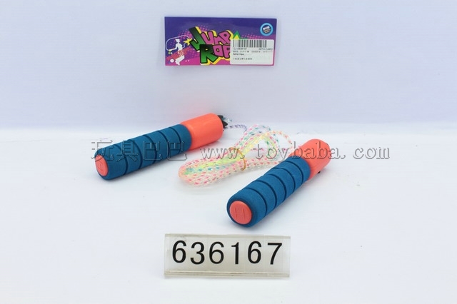 Counter five colorful rope skipping