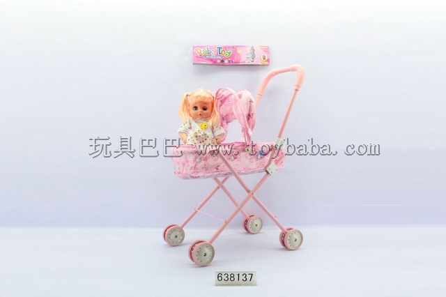 IC iron carts with baby girl
