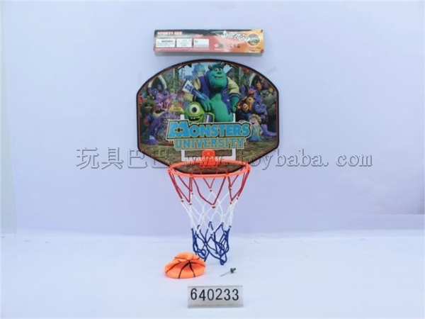 Monster university basketball board / 10 cm ball, needles, double-sided adhesive