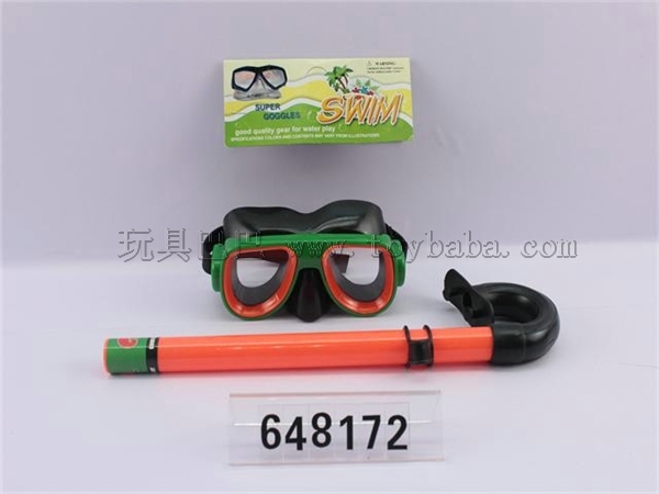 Goggles breathing tube suits