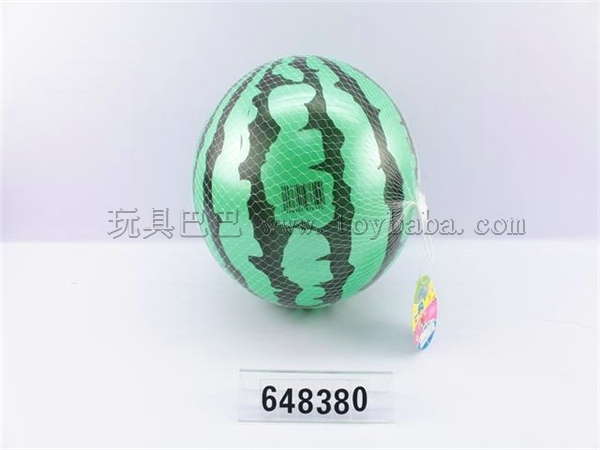 9 inches inflatable watermelon single seal ball