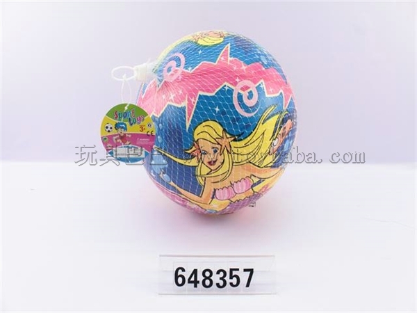 9 inches inflatable color printing ball [mermaid]
