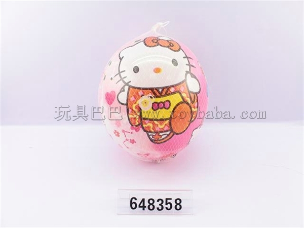 9 inches inflatable color printing ball [KT cat]