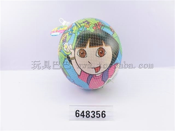 9 inches inflatable color printing ball [DORA]