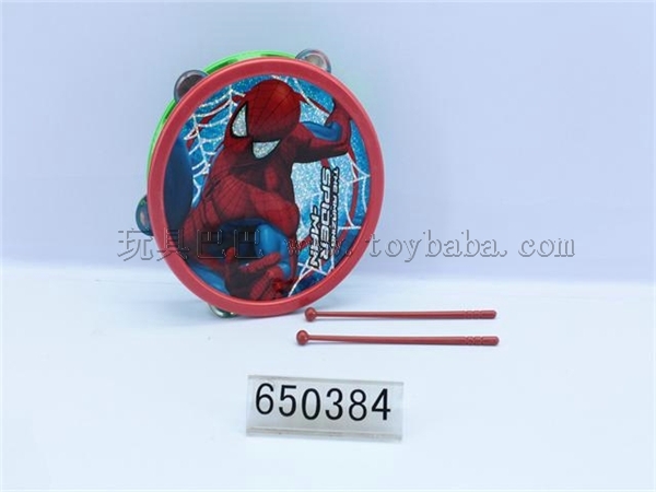 Spider-man laser tambourine