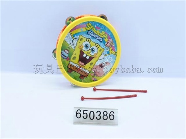 Spongebob squarepants laser tambourine