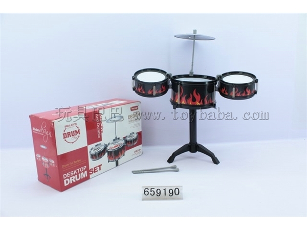 Black color drum kit