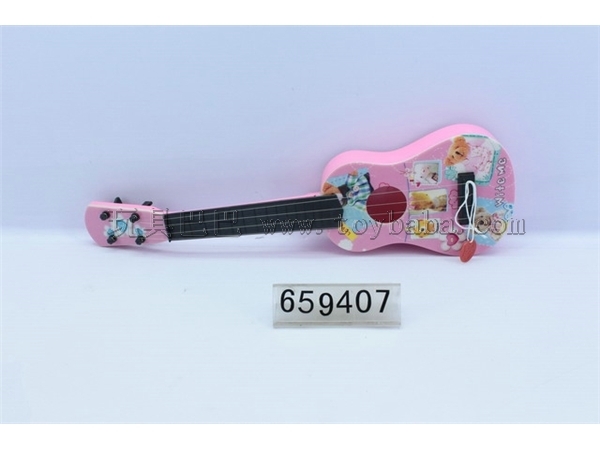 Cartoon small guitar