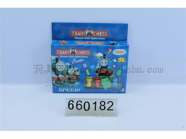 Solid color Thomas train Numbers game