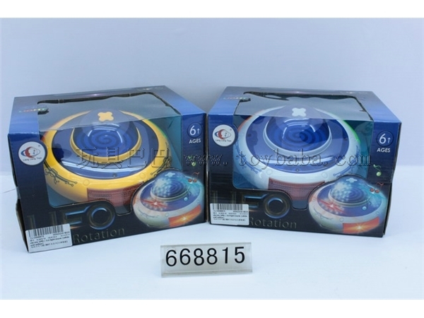 Electric universal 3D UFO with light and music / 2COLORS