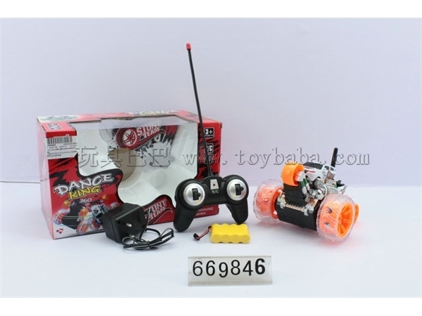 Stone remote control car with light and music (including rechargeable battery + SM) AAA4 * 1.2 / 2 asst