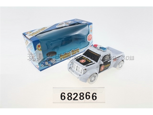 Electric police car with light and music / 2COLORS