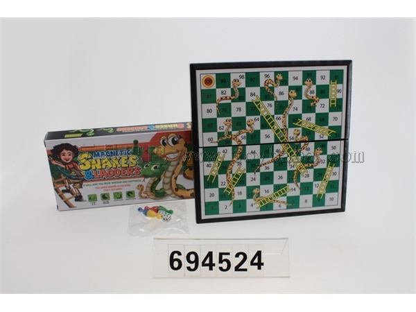 Magnetic snake chess