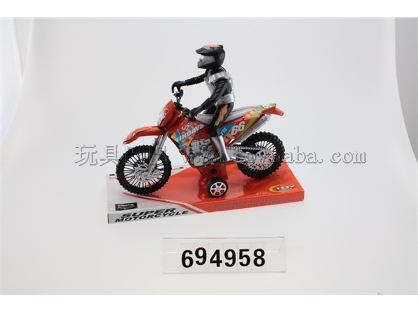 Inertial cross-country motorcycle / 4 color orange