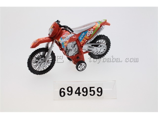 Inertial cross-country motorcycle / 4 color combination