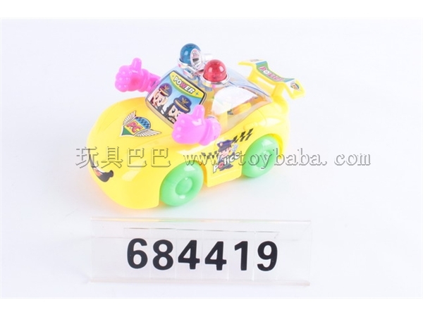 Pull light cartoon car (sugar can be loaded) / 3-color mixed loading