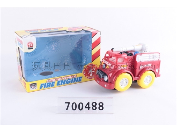 Electric fire truck with light and music / 2 mixed packages