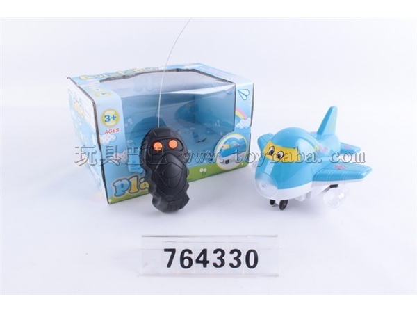Two-way underground remote control aircraft with lights and music