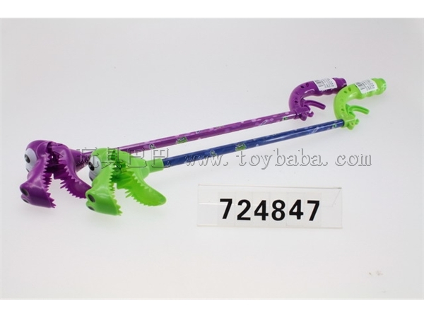 Alligator clip (purple blue green color, orange) with sugar