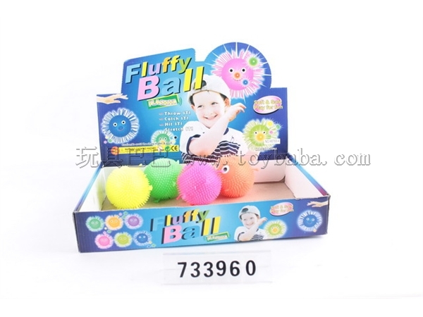 24 sets of flash smiling face elastic wool balls (including electricity)