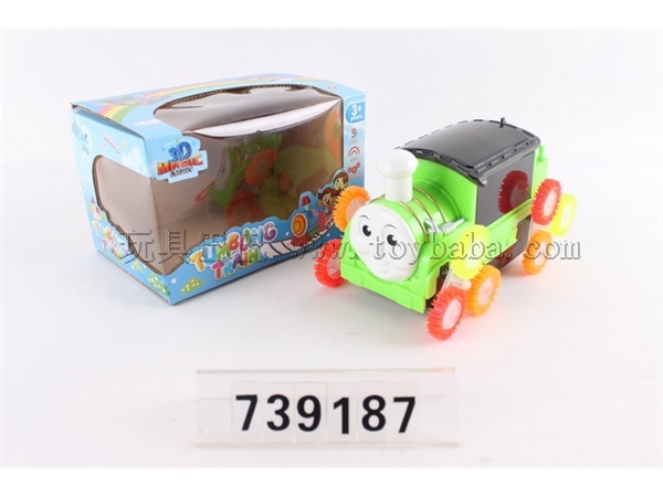 Electric tipper train with light 2 colors