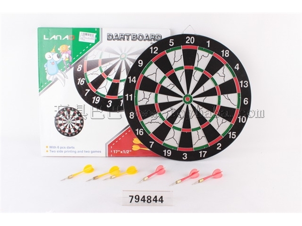 17 inch wooden dart target