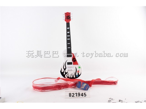 Electronic guitar with light music