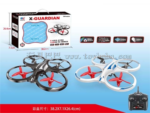 2.4G 4-channel 6-axis gyroscope remote control 4-axis aircraft with light