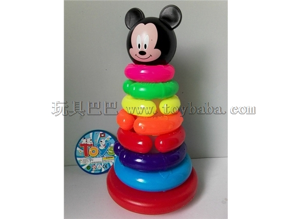 Circular Mickey tumbler rainbow ferrule