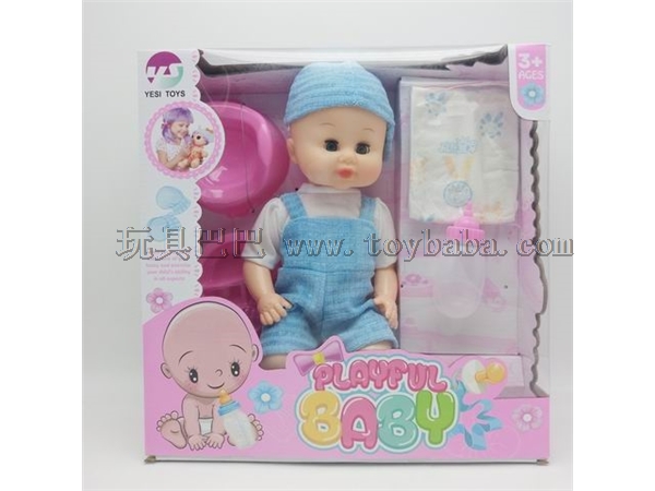 14 inch blowing Doll (4-tone pee doll)