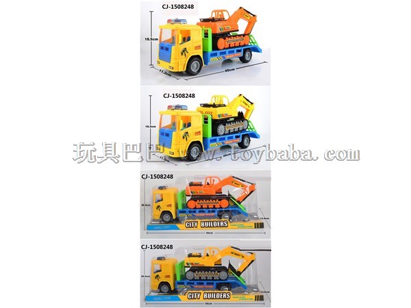 Popular inertia engineering vehicle transport vehicle children’s educational simulation model toy wholesale cj-1508248