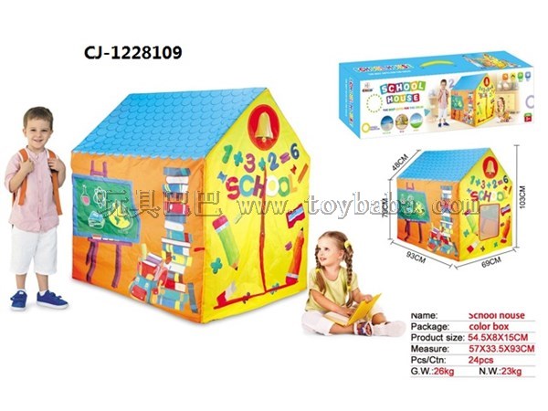 Cross border children’s tent game house foldable puzzle and storable toys children’s interactive house anti mosquito sch