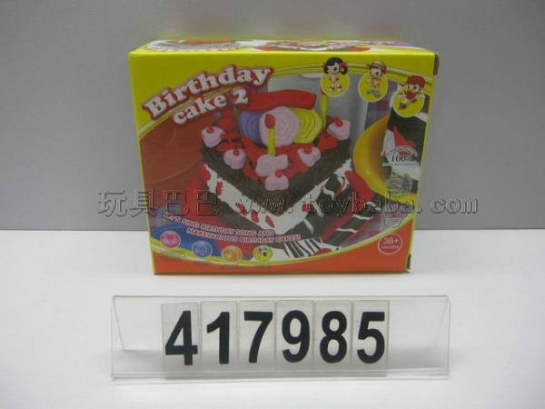 Birthday cake color mud/EN71, HR4040, F963-07