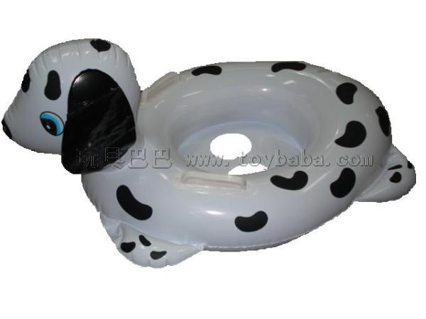 White dog boat swim ring (1 color white)
