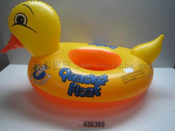 Yellow duck swimming laps EN71