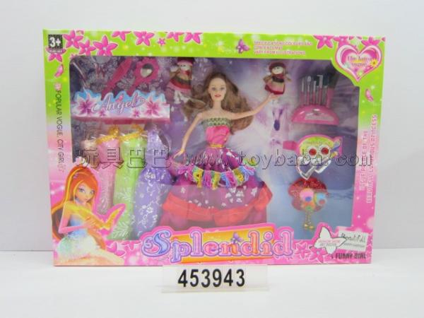 Solid body barbie (multi-color combination)