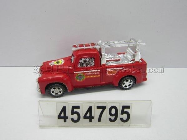 Inertia spray fire truck/red and yellow