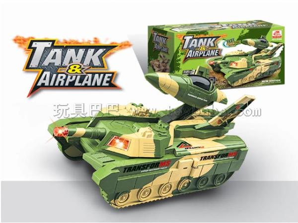 Deformation of electric tank (yellow/green/camouflage conventional)/EN71 62115 ASTM